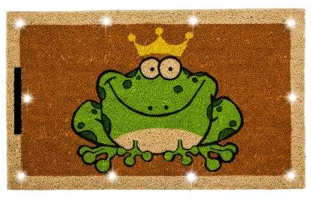 LED-Fußmatte mit Frosch