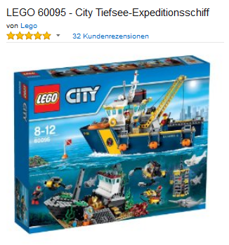 LEGO City Tiefsee-Expeditionsschiff