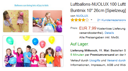 Luftballons billig & versandkostenfrei