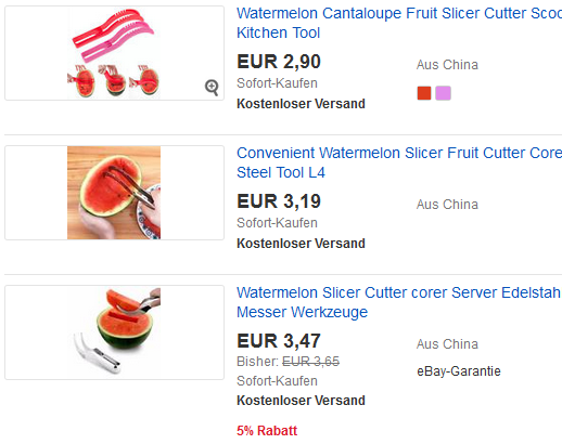 Wassermelonen Schneider