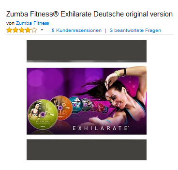 Zumba Fitness Exhilarate auf deutsch