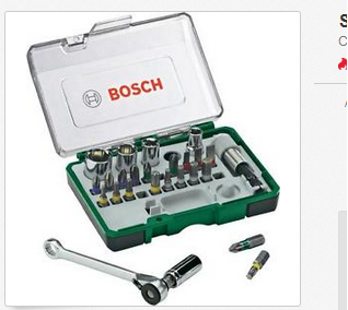 Bosch Promoline Steckschlüsselsatz-Set