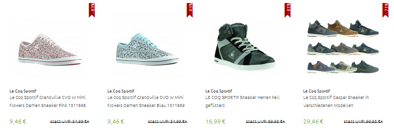 Le Coq Sportif bei Outlet46