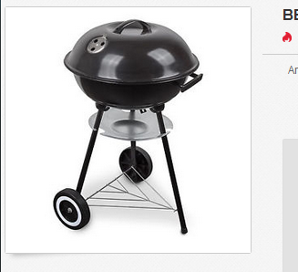 BBQ-Grillwagen Kugelgrill als ebay-Schnäppchen: 18,95 Euro