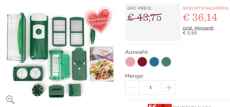 GENIUS Multischneider Plus reduziert bei QVCGENIUS Multischneider Plus reduziert bei QVC