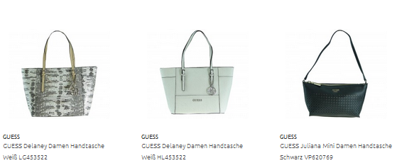 Guess reduziert bei Outlet46: jetzt Taschen versandkostenfrei
