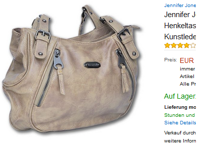 Jennifer Jones Henkeltasche billig bei Amazon