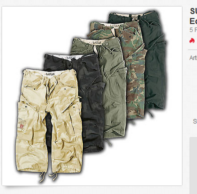 SURPLUS ENGINEER SHORTS billig bei ebay