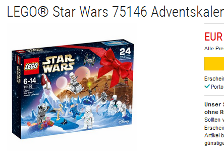 Adventskalender LEGO Star Wars 75146