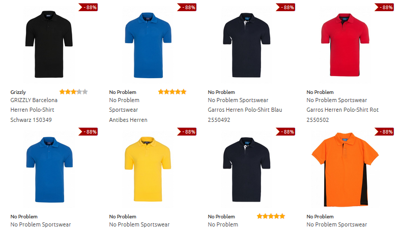 Polohemden billig & versandkostenfrei bei Outlet46