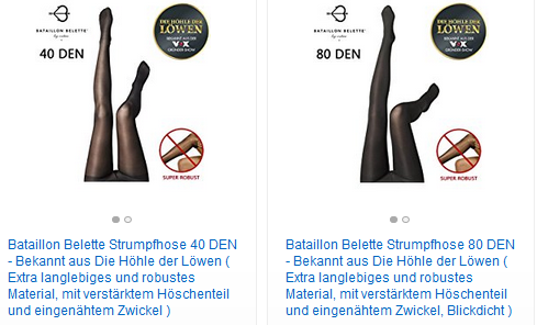 Bataillon Belette Strumpfhosen billig bei Amazon bestellen