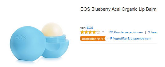 Lippenbalsam Blueberry-Acai von EOS