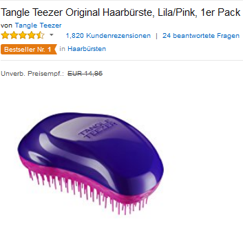 Tangle Teezer - Das Original Haarbürste günstig bestellen