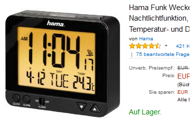 Hama Wecker RC550 jetzt billiger bestellen