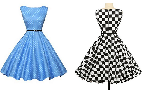 Rockabillykleidchen, Partykleid & Cocktaildress von Grace Karin, 50er-Stil