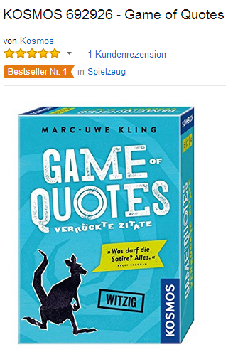 Game of Quotes von Marc Uwe Kling