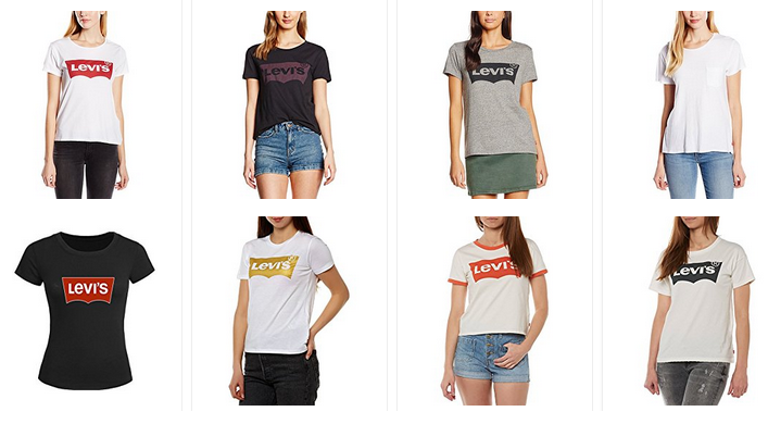 Levis T-Shirts für Frauen