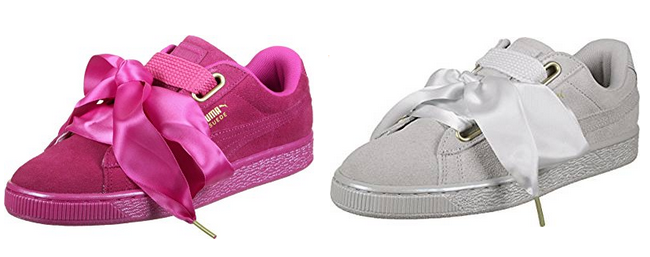 Puma Suede Heart Satin Damenschuhe & Mädchenschuhe