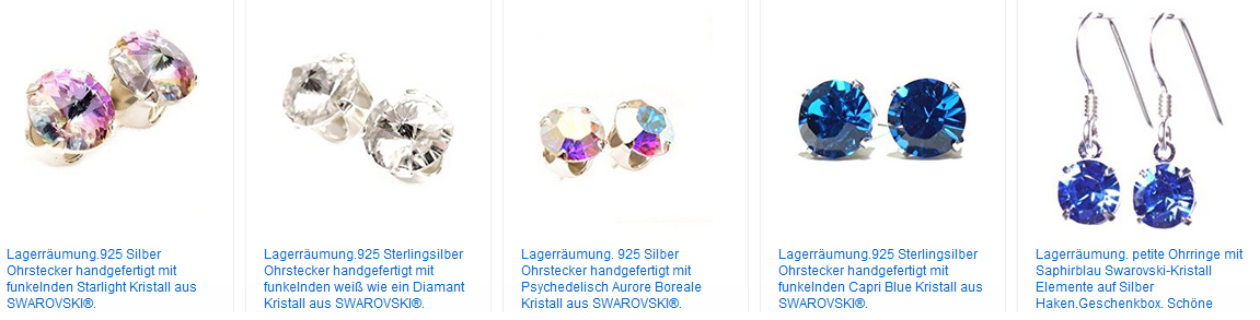 Schmuck-Lagerräumung von pewterhooter bei Amazon