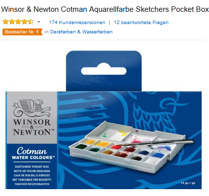Cotman Aquarellfarben von Winsor & Newton