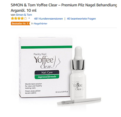 Yoffee Clear Nagelpflege