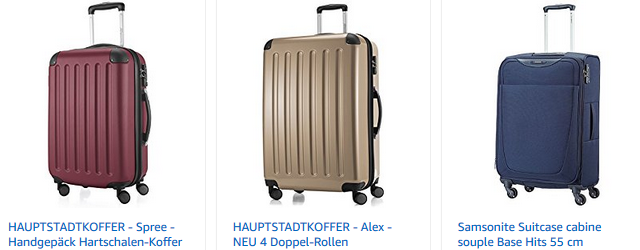 Koffer Restposten bei Amazon