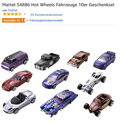 Hot Wheels Geschenkset