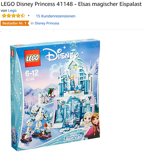 Elsas Eispalast von LEGO