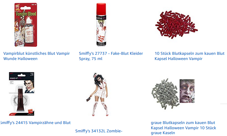 Smiffys - blutige Sache bei Amazon