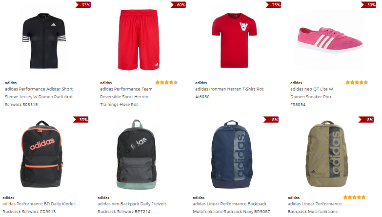 adidas-Angebote bei Outlet46