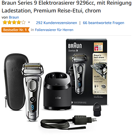 Braun Series 9 Elektrorasierer