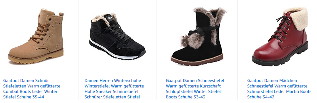 Gaatpot Schuhe - tolle, günstige Auswahl für den Winter
