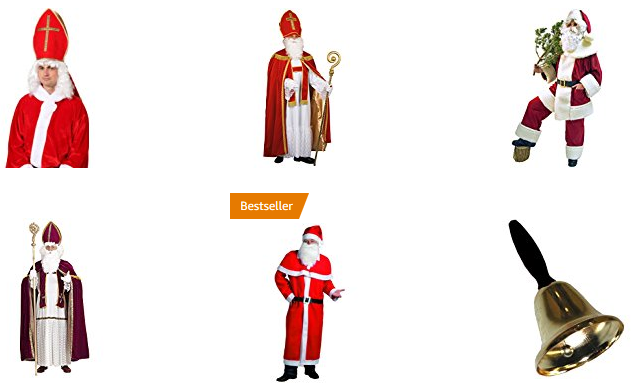 Nikolauskostüme & Weihnachtsmannverkleidungen bei Amazon