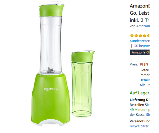 Smoothiemixer von AmazonBasics