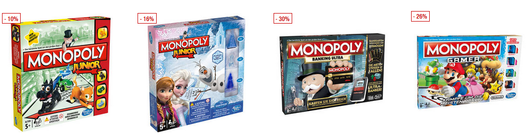 Monopoly reduziert bei Galeria Kaufhof