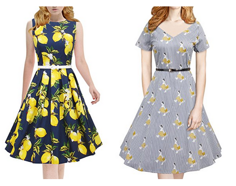 LUOUSE Vintage-Pin-Up-Rockabilly-Kleider