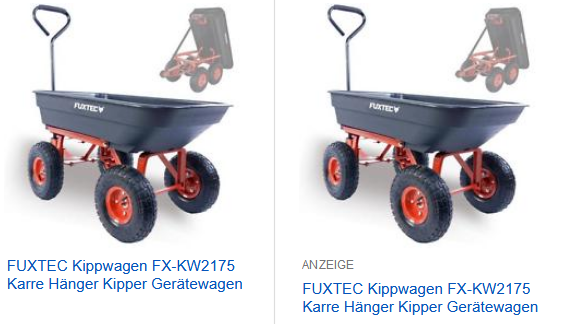 FUXTEC Kippwagen
