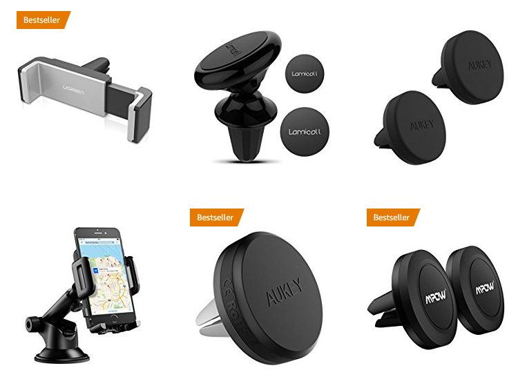 Smartphone-Halter fürs Auto