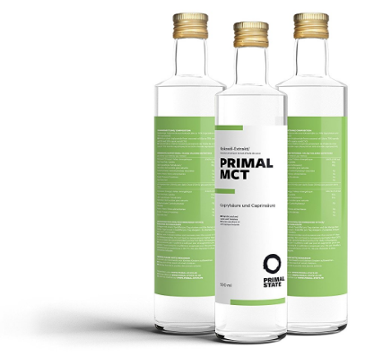 MCT Öl in Glasflasche von Primal State