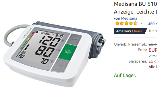 Medisana BU 510