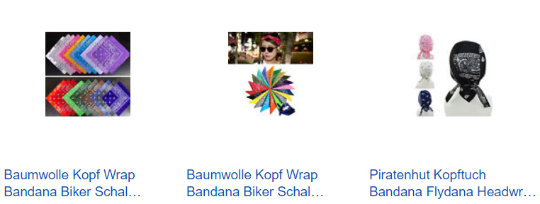 Bandana nur 1 Euro mit Versand