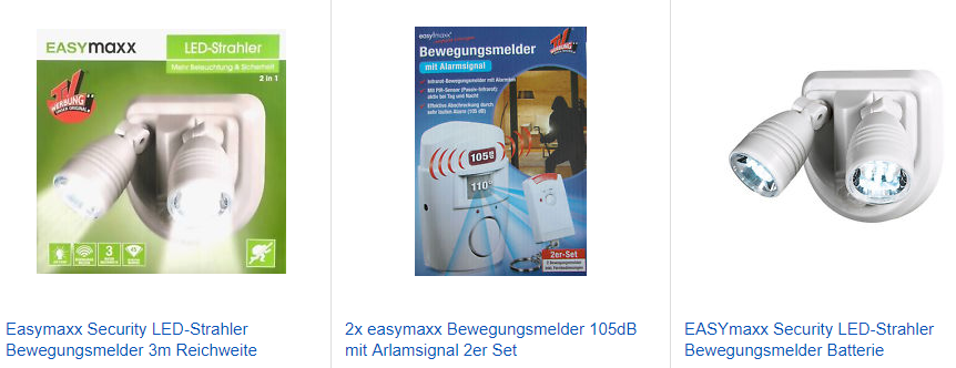 EASYmaxx Bewegungsmelder