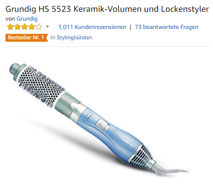 Grundig HS 5523 Keramik-Volumen und Lockenstyler