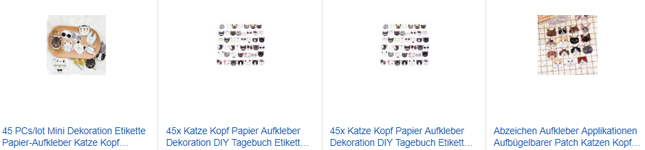 Katzenkopf-Aufkleber