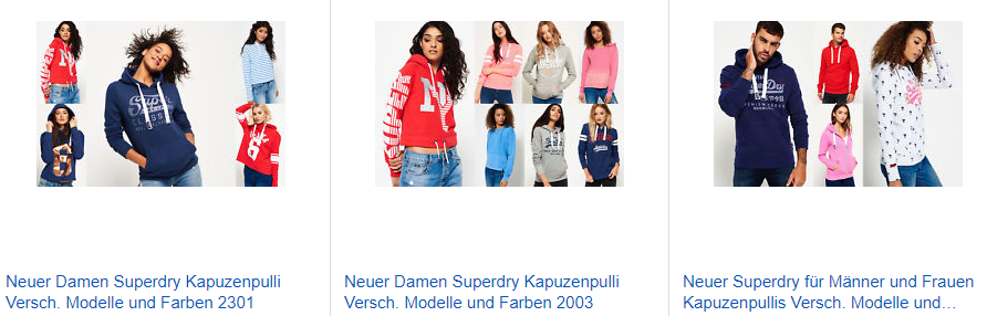 Neuer Damen Superdry Kapuzenpulli
