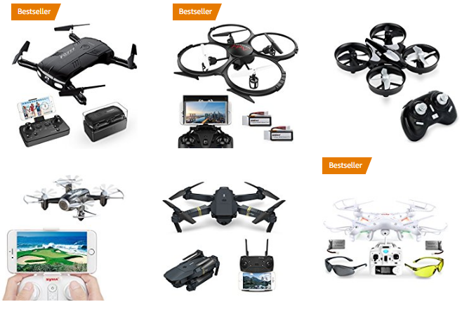 Quadrocopter-Drohnen mit Kamera
