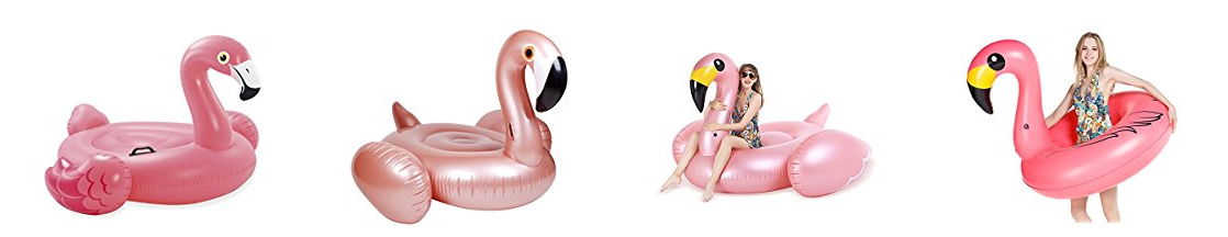 Flamingos als Luftmatratzen & Aufblasartikel