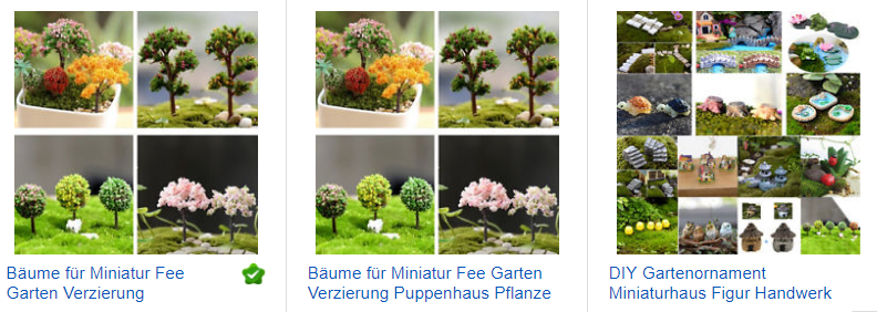 Miniaturbäume bei ebay - 1 Euro mit Versand