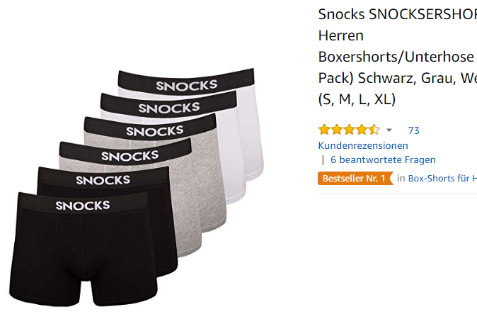 Snocks Fitted-Boxershorts