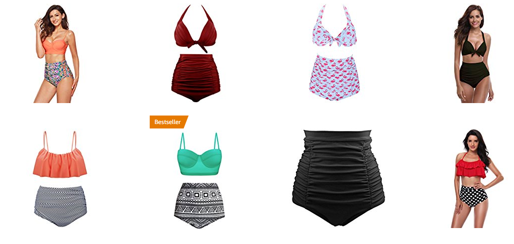 Hoher Taille Bikini